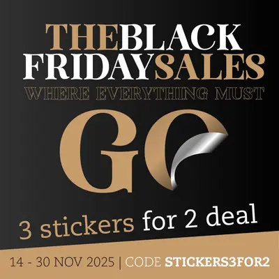 3 Stickers for 2 Deal